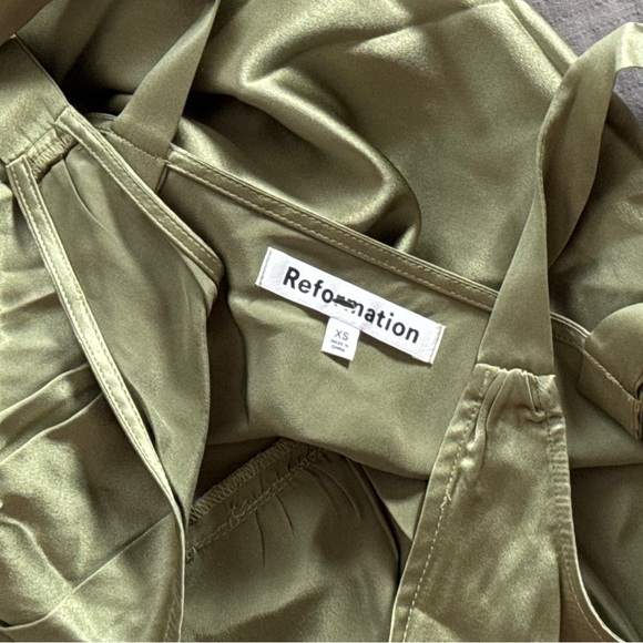 Reformation Silk Midi Dress Size XS - Picture 4 of 5